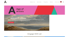 Desktop Screenshot of ageofartists.org